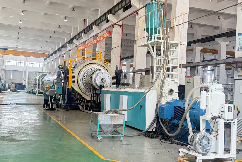 Fangli در حال حاضر یک خط تولید اکستروژن لوله PE2000 را با موفقیت تحویل داد