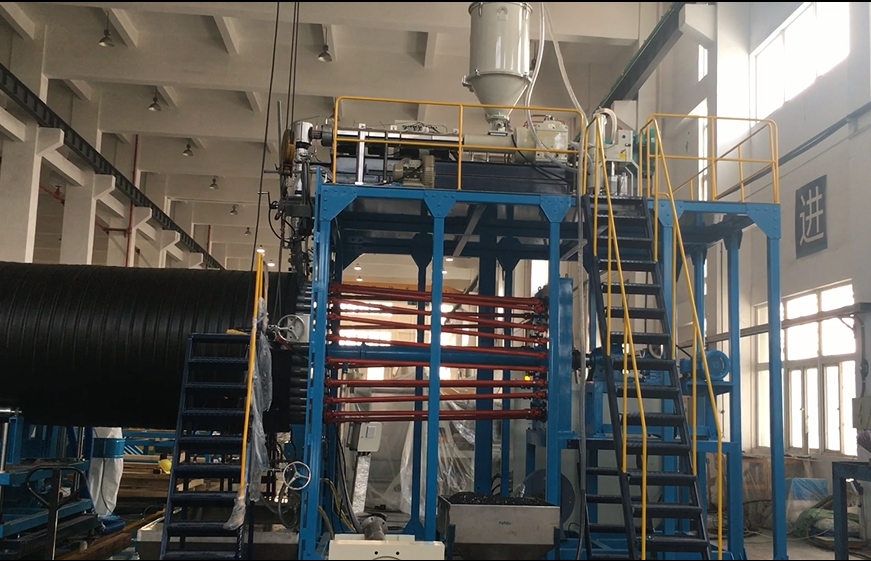 تولید لوله سیم پیچ HDPE قطر بزرگ